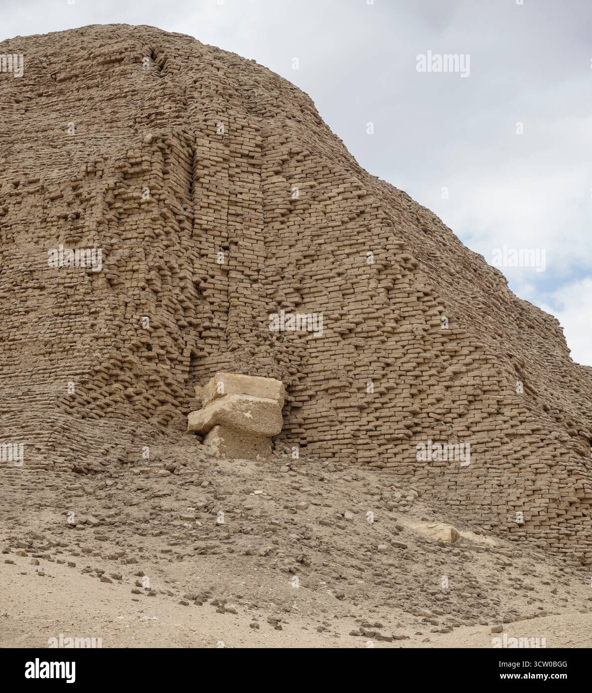 Senusret II Pyramid Komplex in El Lahun, Fayoum, Ägypten Stockfoto