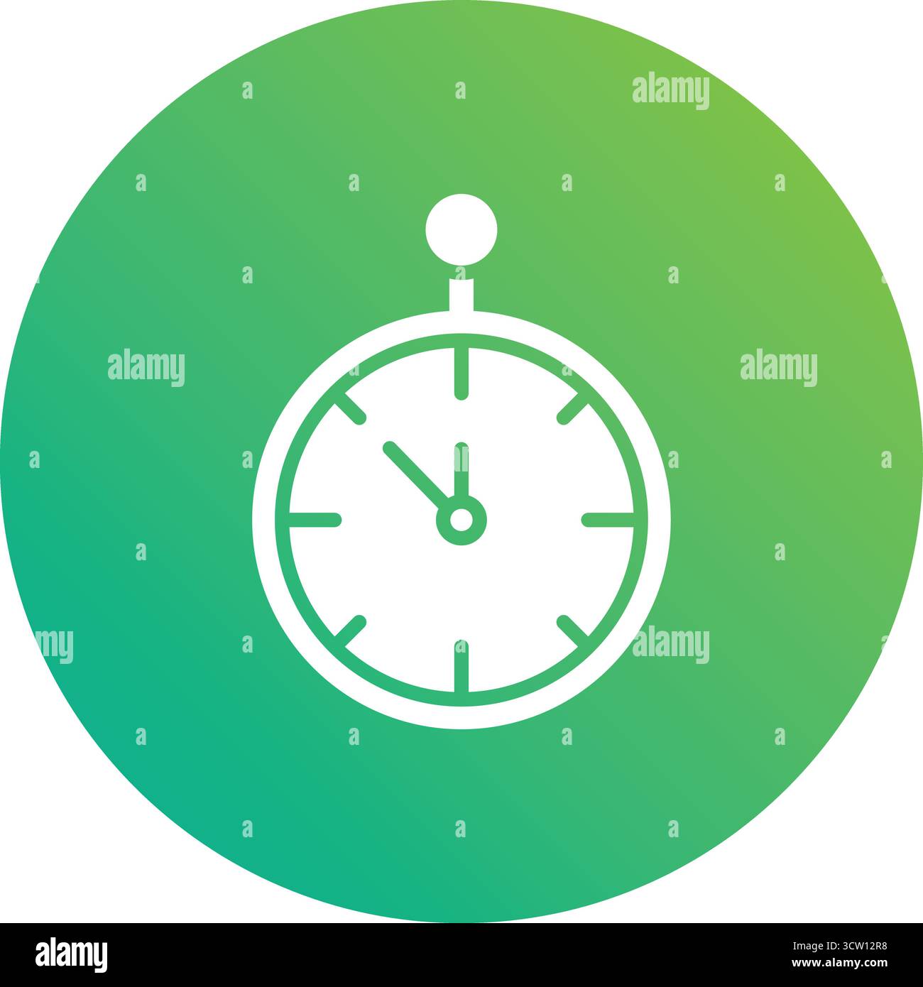 Countdown-Vektor-Symbol Design-Illustration Stock Vektor