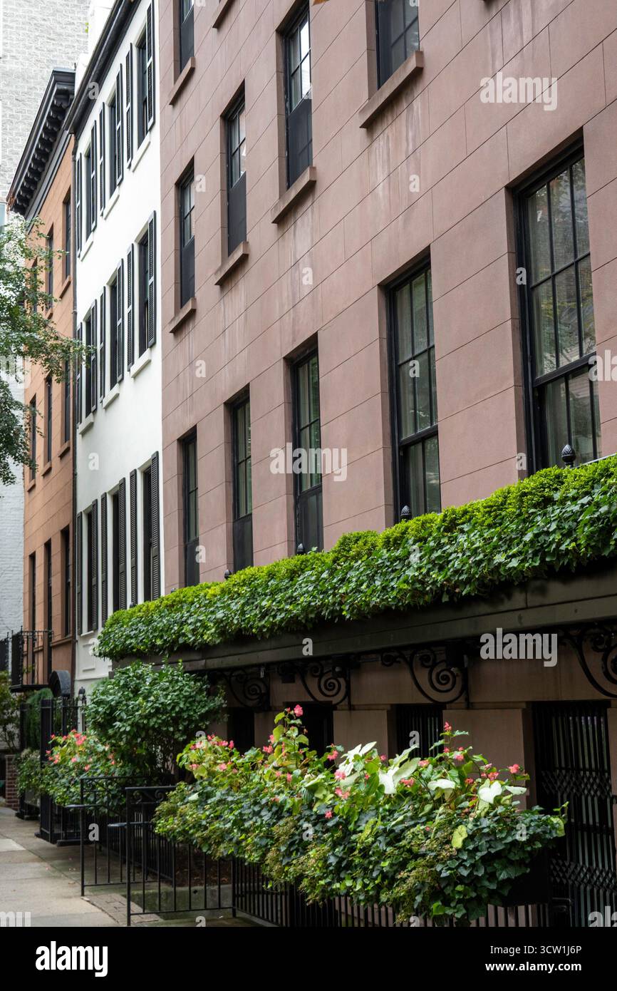 Die East 19th Street liegt im Gramercy Park Historic District von New York City, USA 2025 Stockfoto
