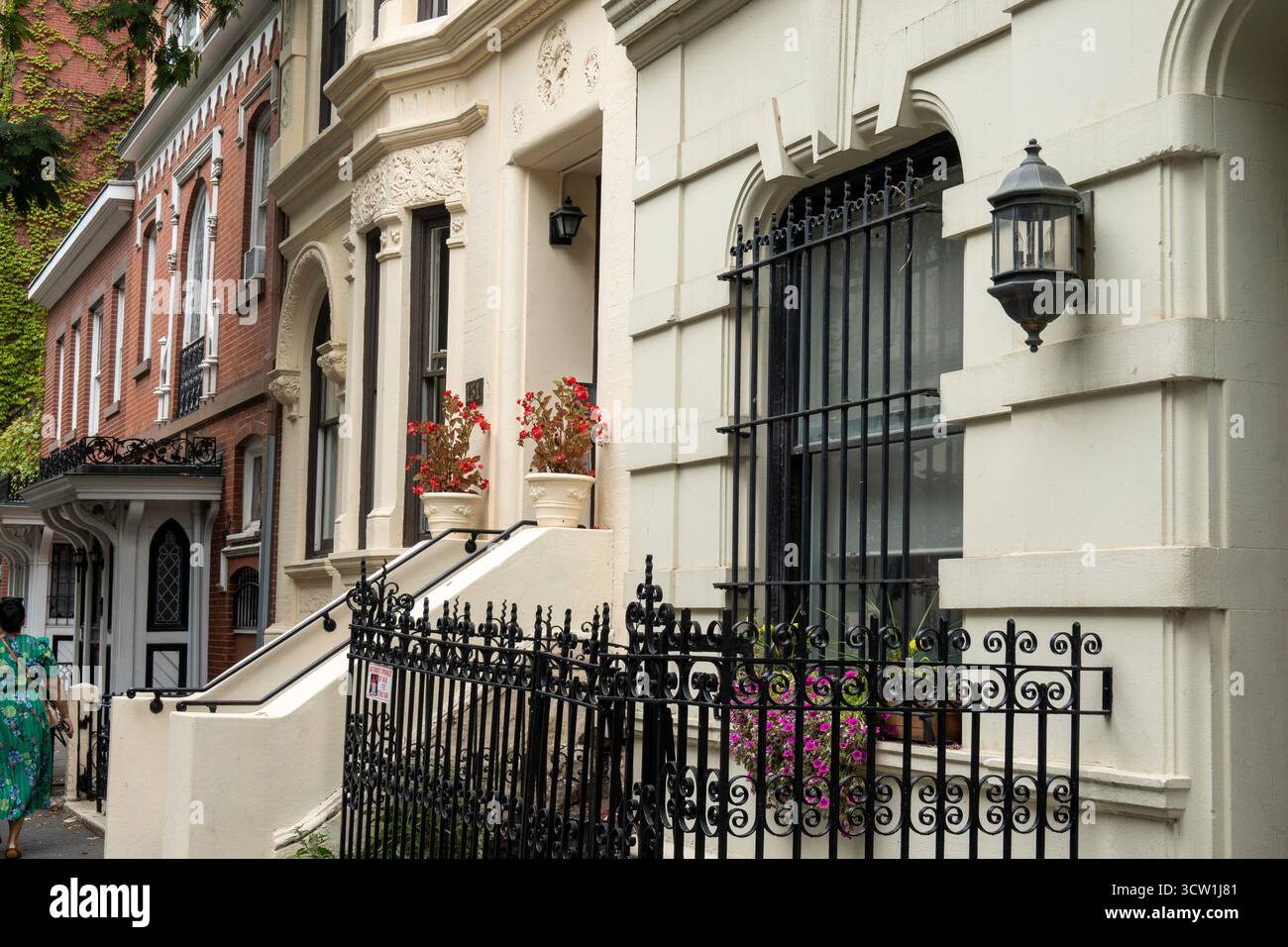 Die East 19th Street liegt im Gramercy Park Historic District von New York City, USA 2025 Stockfoto