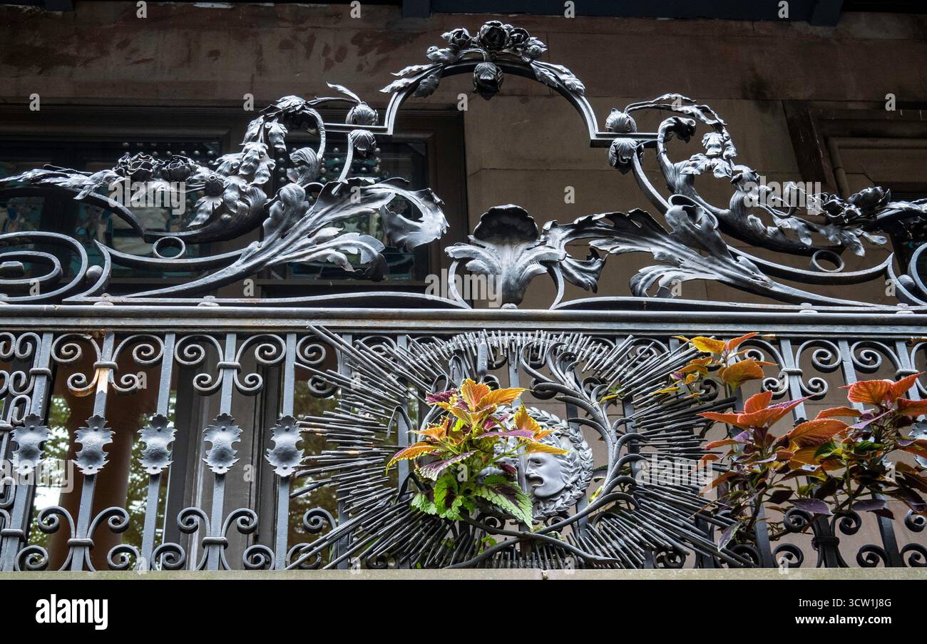The Players ist ein National Historic Landmark in Gramercy Park, New York City, USA 2025 Stockfoto