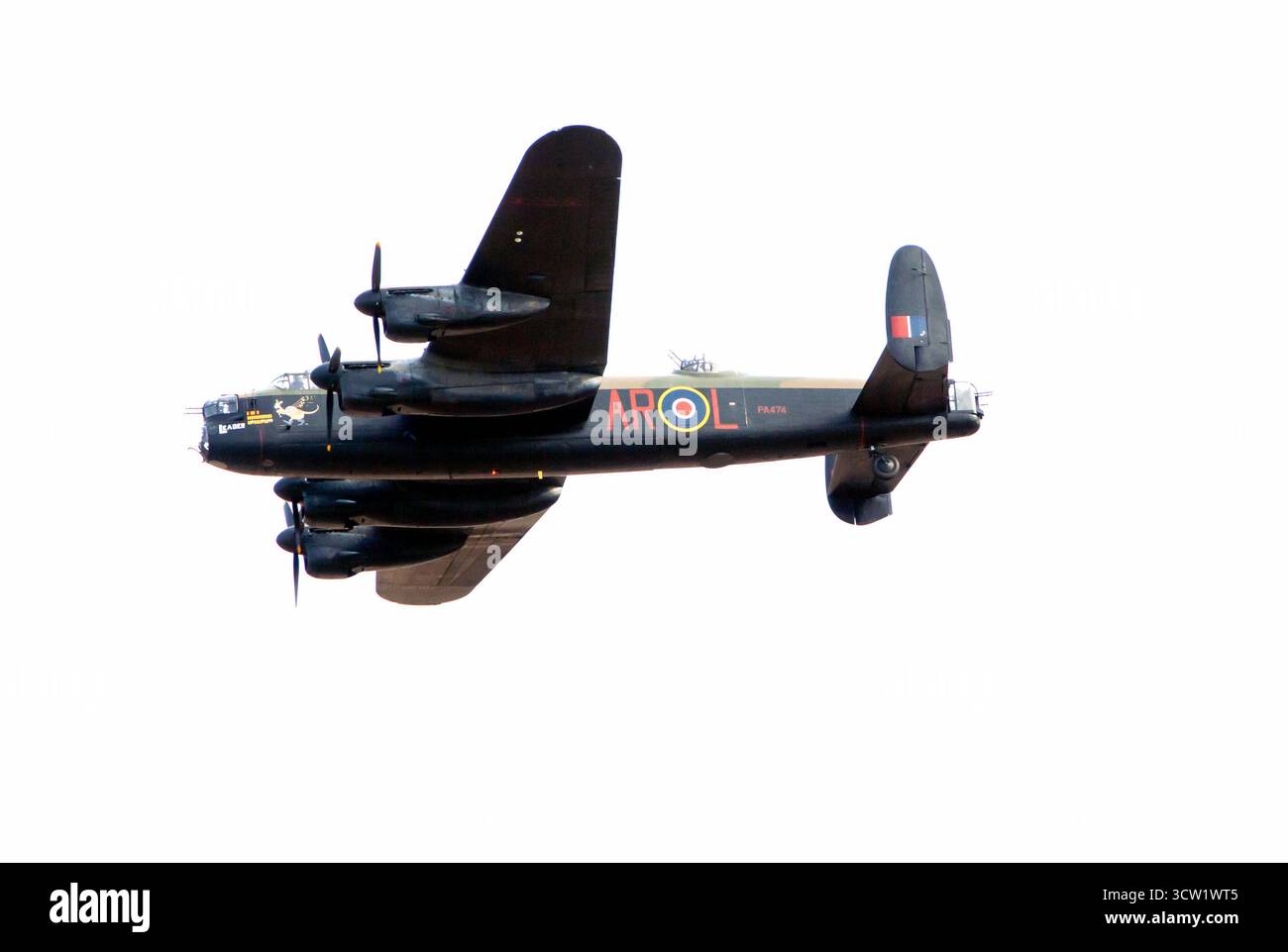 Avro Lancaster B.I, PA474, City of Lincoln, ausgestellt auf der Battle of Britain Memorial Air Show in Duxford. Stockfoto