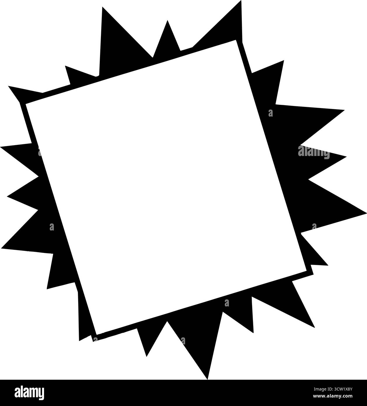 Sternförmige Markierungsbeschriftung Stock Vektor