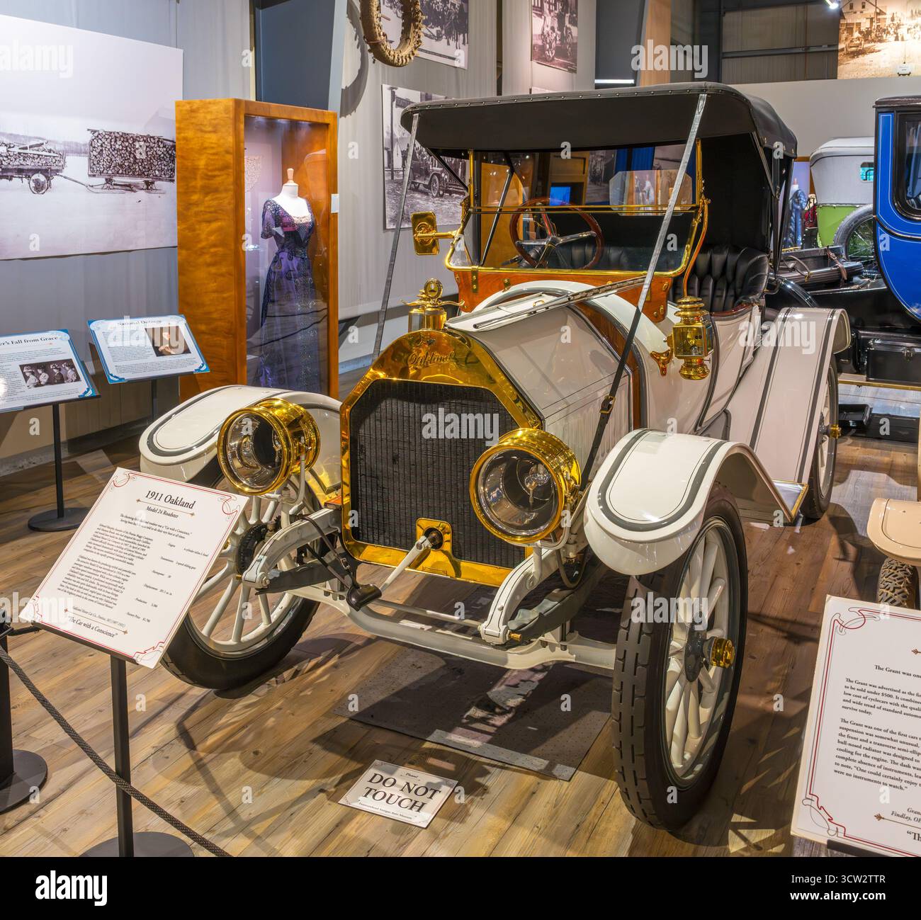 A 1911 Oakland Model 24 Roadster, Fountainhead Antique Auto Museum, Fairbanks, Alaska, USA Stockfoto