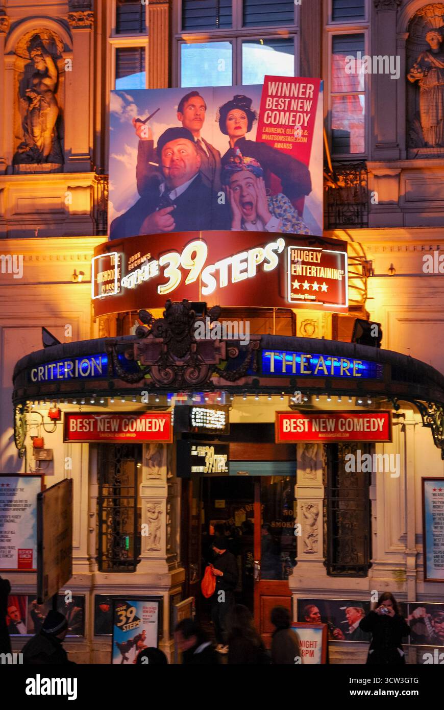 Die 39 Steps im Criterion Theatre, London, 2008 Stockfoto