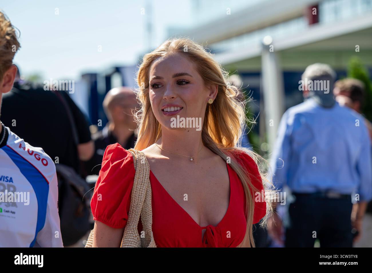 Ungarischer GP F1 2025 am 3. August 2025 in Budapest, Ungarn - Formel 1 Hannah St John Racing Bulls Stockfoto