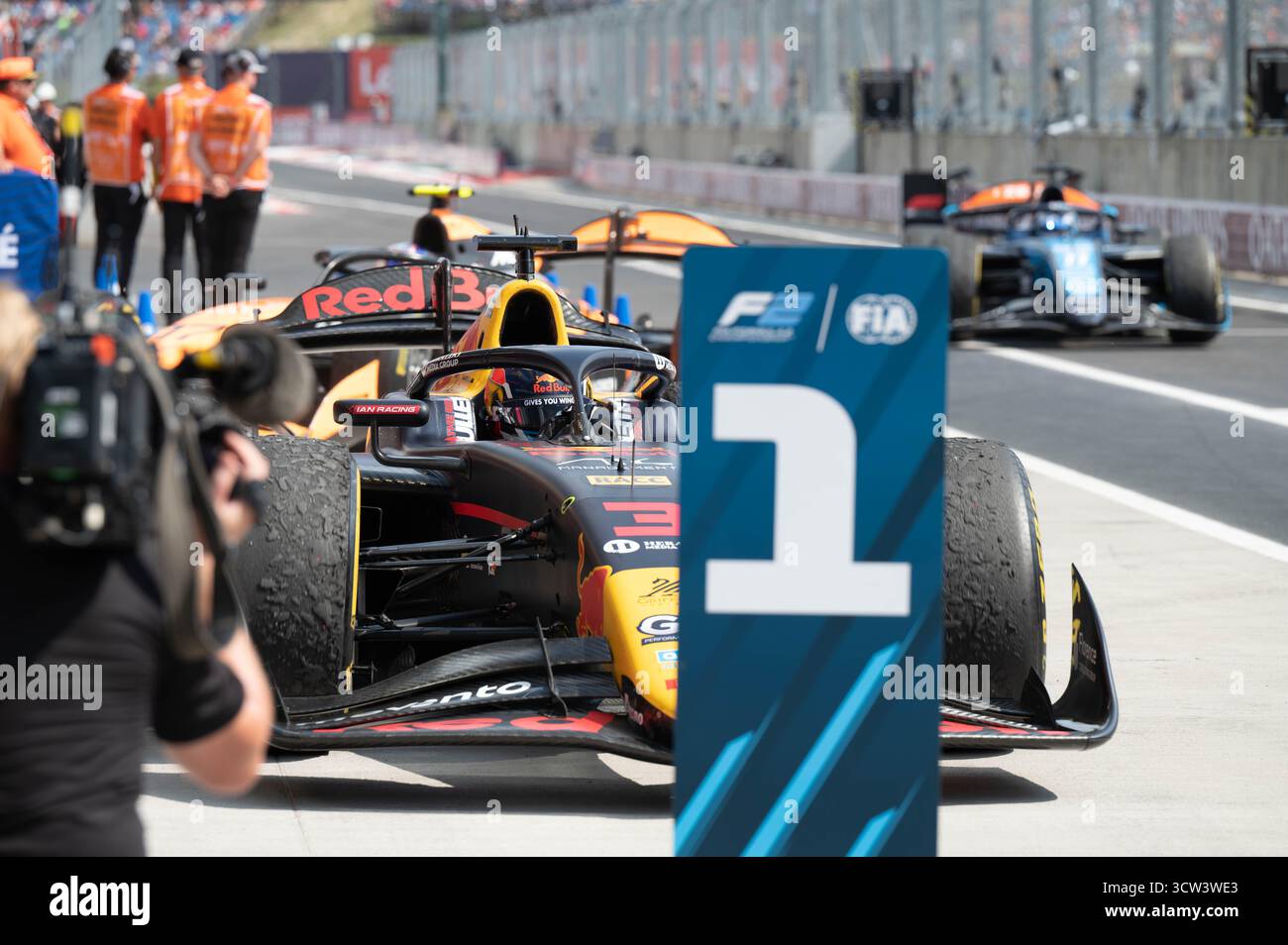 Ungarischer GP F1 2025 am 3. August 2025 in Budapest, Ungarn - Formel 1 Stockfoto