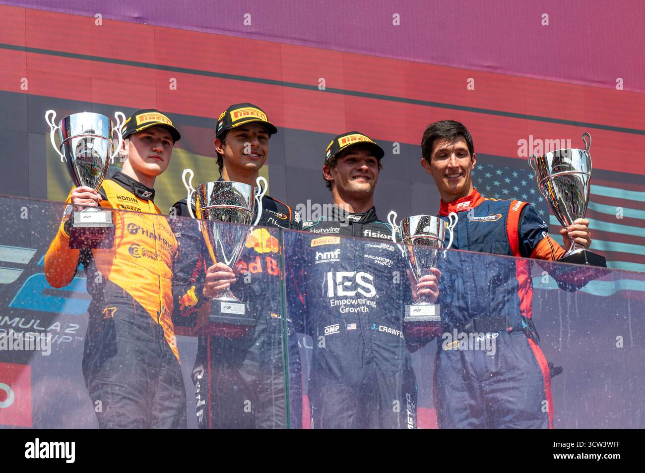 Ungarischer GP F1 2025 am 3. August 2025 in Budapest, Ungarn - Formel 1 Stockfoto