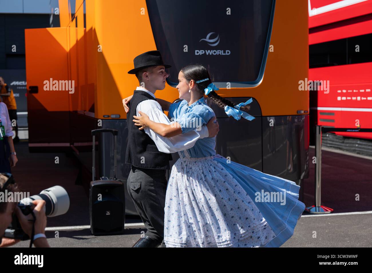 Ungarischer GP F1 2025 am 3. August 2025 in Budapest, Ungarn - Formel 1 Stockfoto