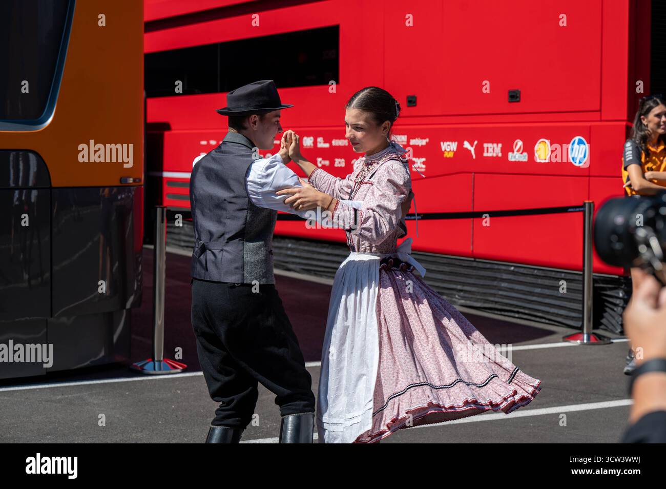 Ungarischer GP F1 2025 am 3. August 2025 in Budapest, Ungarn - Formel 1 Stockfoto