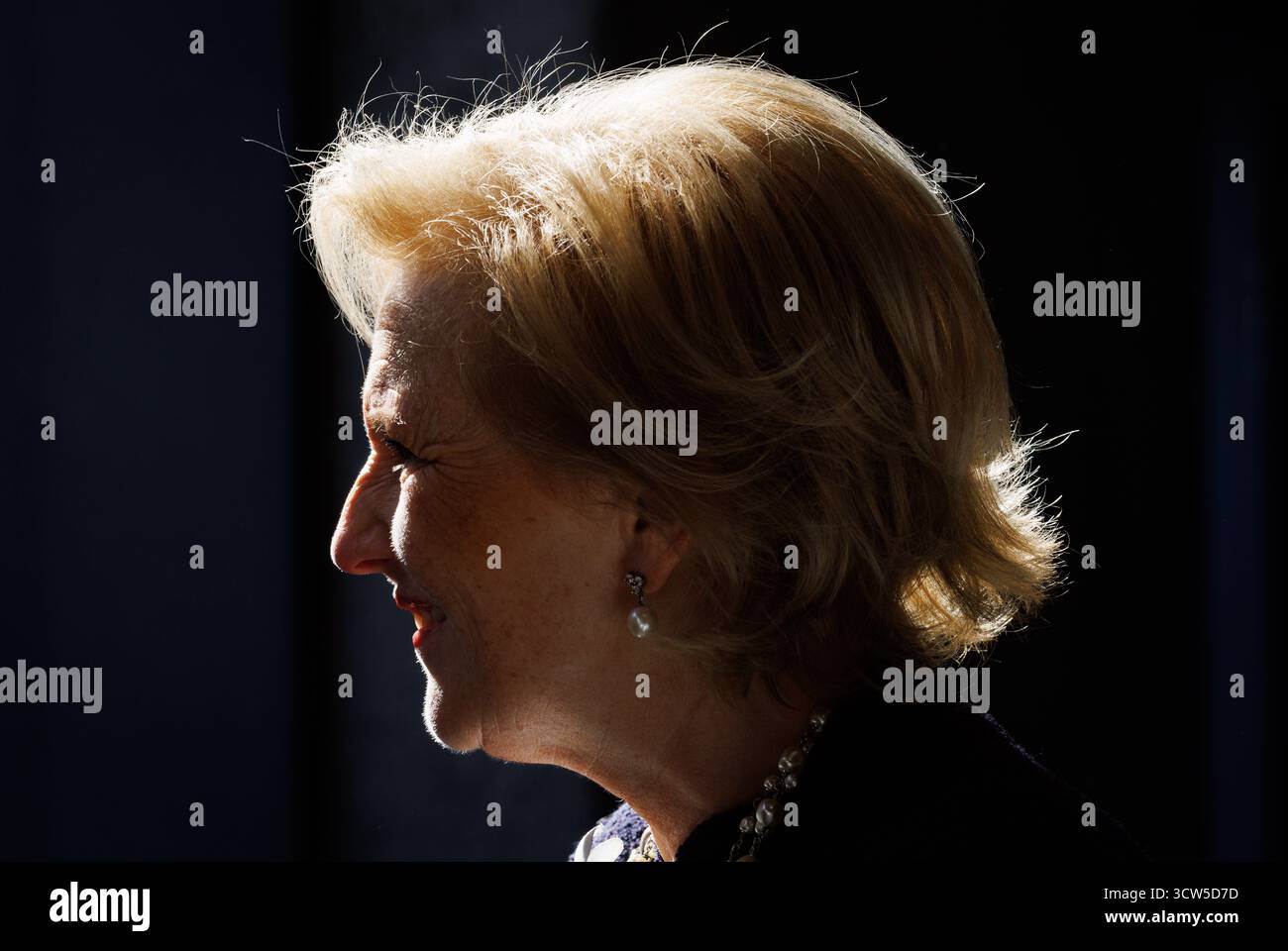 Los Angeles, Usa. Oktober 2025. Prinzessin Astrid von Belgien, die am Donnerstag, den 9. Oktober 2025, im Rahmen einer Wirtschaftsmission an der Westküste der Vereinigten Staaten bei Caviar in Los Angeles gefeiert wurde. Die belgische Wirtschaftsmission in den USA findet vom 4. Bis 12. Oktober statt. BELGA FOTO BENOIT DOPPAGNE Credit: Belga News Agency/Alamy Live News Stockfoto