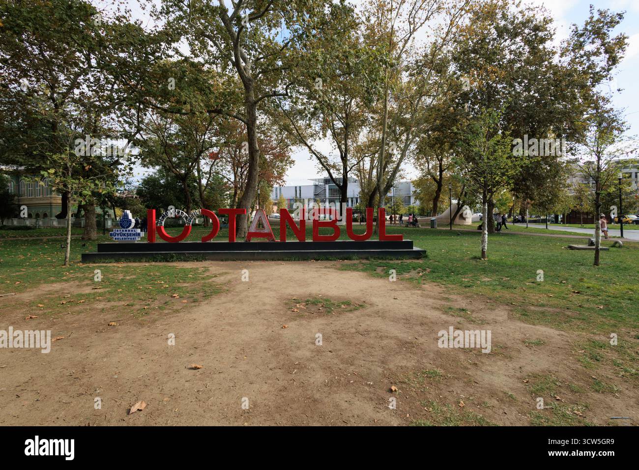 Wahrzeichen von istanbul in der Nähe des Hafens galata und des modernen Museums von istanbul in istanbul Stockfoto