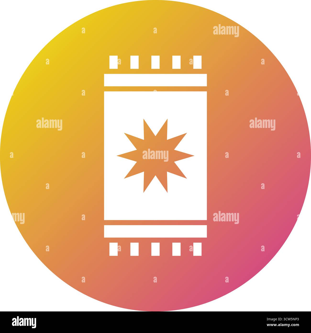 Teppich Vektor-Symbol Design-Illustration Stock Vektor