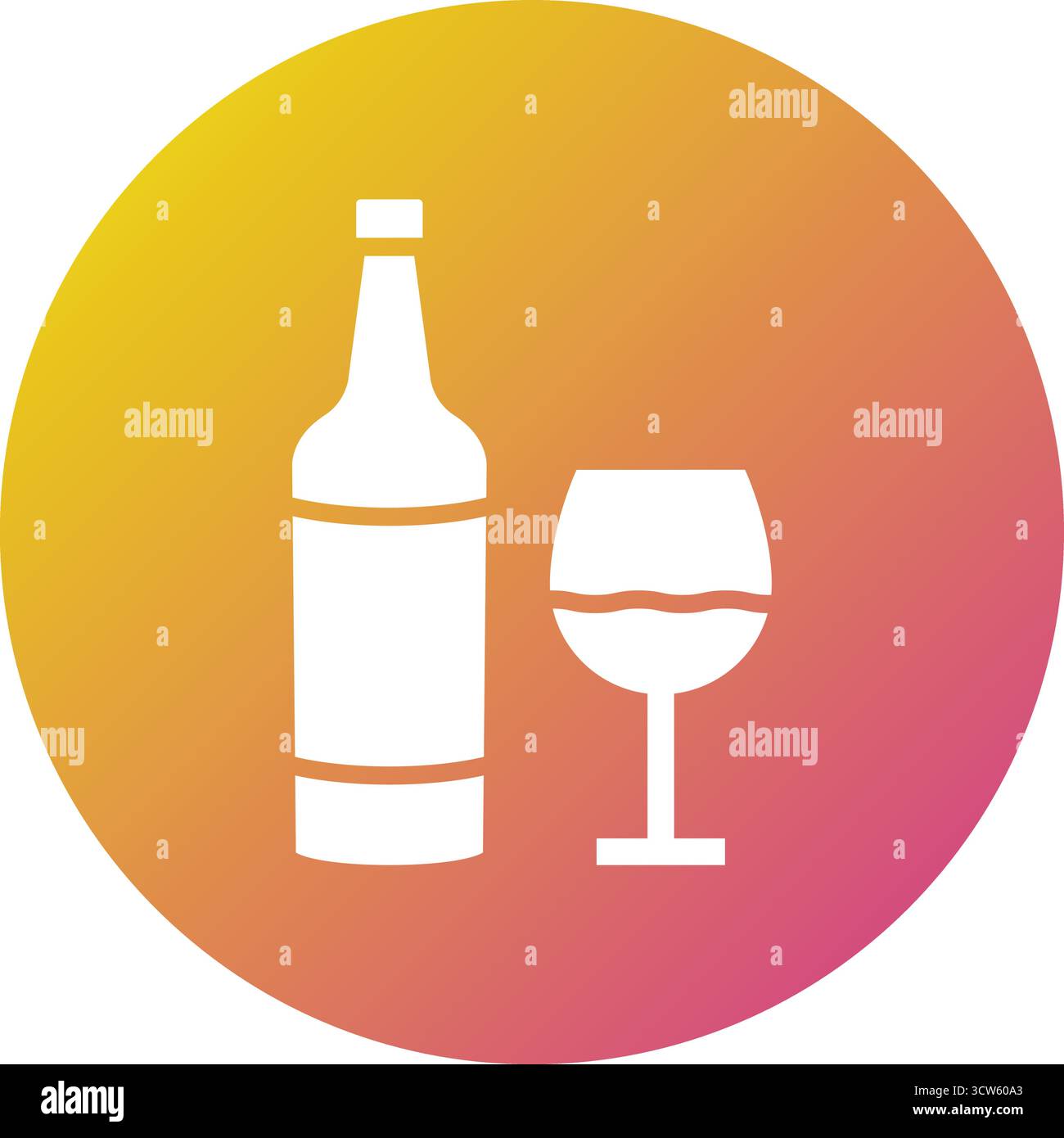 Whiskey-Vektor-Symbol-Design-Illustration Stock Vektor