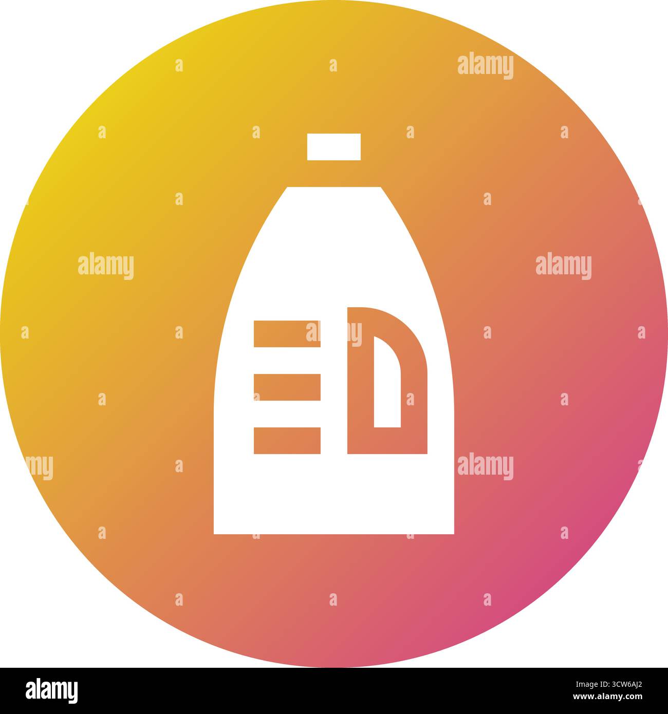 Stoffweichmacher Vektor-Symbol Design-Illustration Stock Vektor