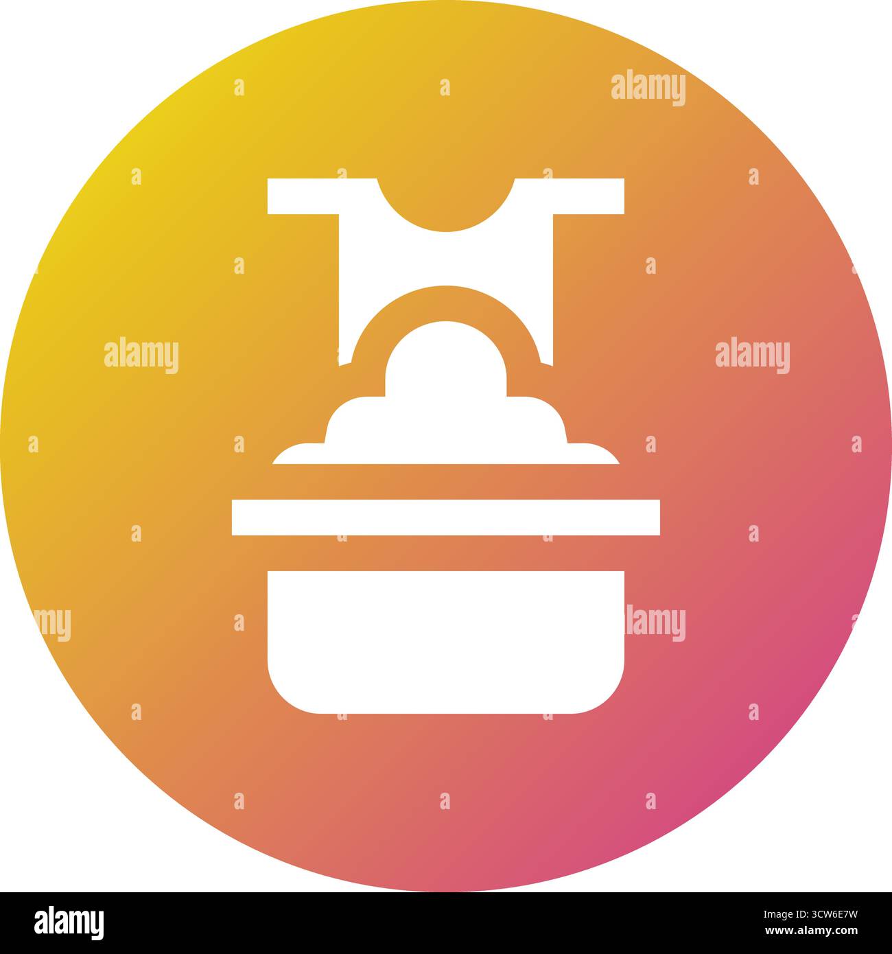 Waschen Kleidung Vektor Symbol Design Illustration Stock Vektor