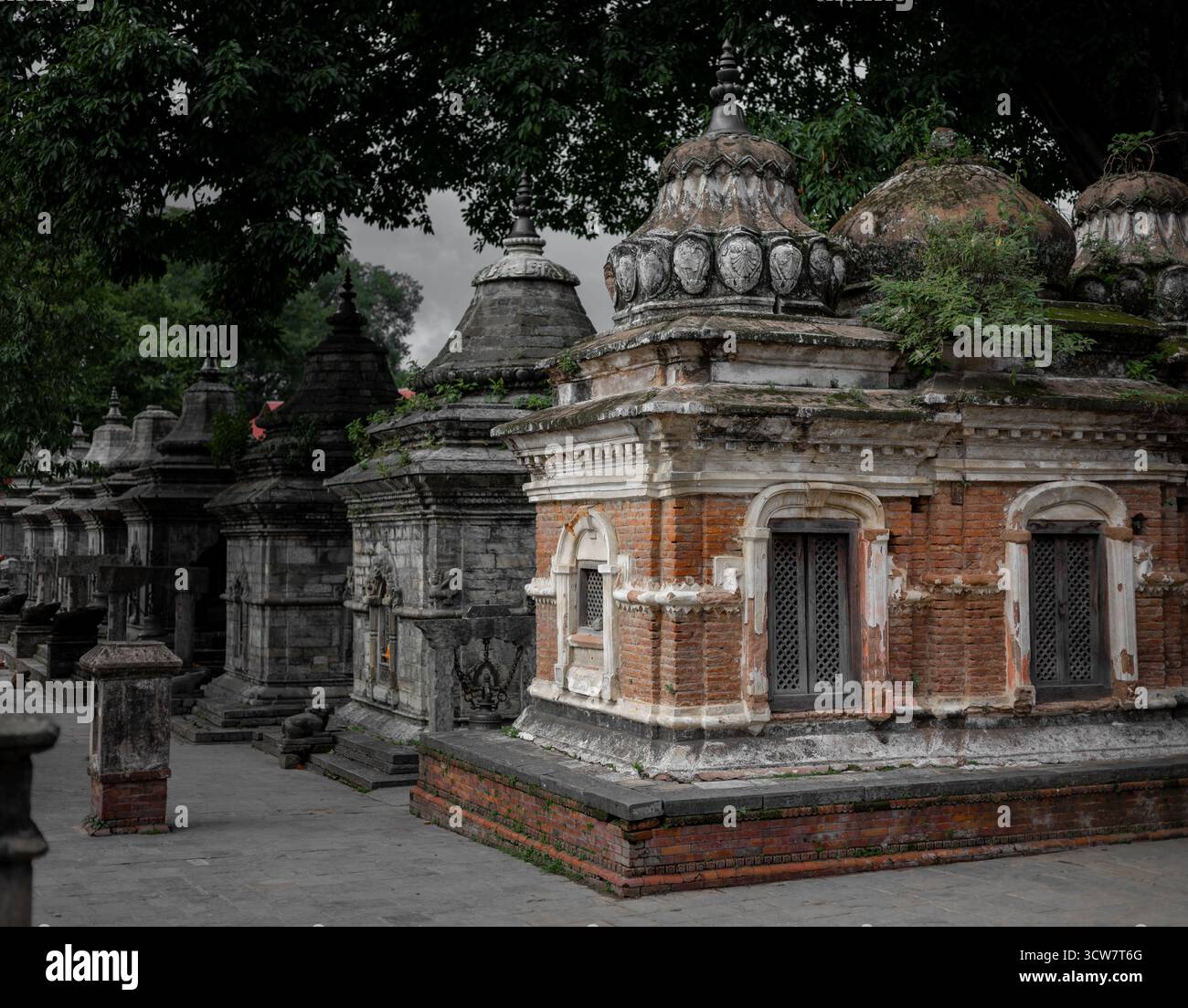 Zeitlose Schreine von Paschupatinath kathmandu Nepal Stockfoto