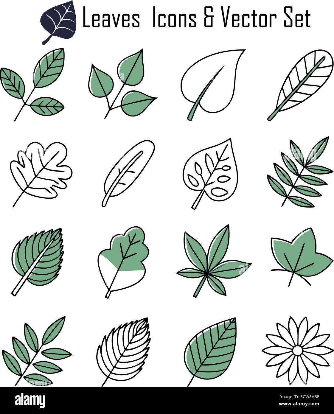 Grüne Blätter Natur Hintergrund — Frisches Laub, Botanik, Natürliche Textur, Öko-Konzept“ Stock Vektor