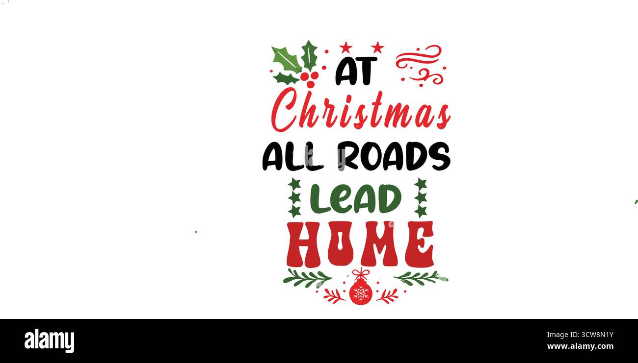 Weihnachtliche Gastfreundschaft - festliche Jahreszeit mit einladendem Cheer Design Stock Vektor