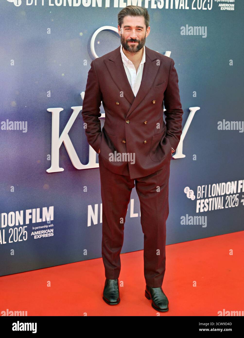 LONDON, ENGLAND, 10. Oktober 2025: Matt Johnson beim „Jay Kelly“ – dem 69. BFI London Film Festival im Royal Festival Building, London, Großbritannien. (Foto von 李世惠/siehe Li/Picture Capital) Credit: Siehe Li/Picture Capital/Alamy Live News Stockfoto LONDON, ENGLAND, 10. Oktober 2025: Matt Johnson beim „Jay Kelly“ – dem 69. BFI London Film Festival im Royal Festival Building, London, Großbritannien. (Foto von 李世惠/siehe Li/Picture Capital) Credit: Siehe Li/Picture Capital/Alamy Live News Stockfoto