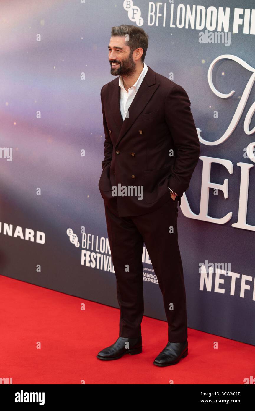 London, Vereinigtes Königreich. Oktober 2025. Matt Johnson auf dem roten Teppich für die Vorführung von Jay Kelly beim BFI London Film Festival. Cristina Massei/Alamy Live News Stockfoto London, Vereinigtes Königreich. Oktober 2025. Matt Johnson auf dem roten Teppich für die Vorführung von Jay Kelly beim BFI London Film Festival. Cristina Massei/Alamy Live News Stockfoto