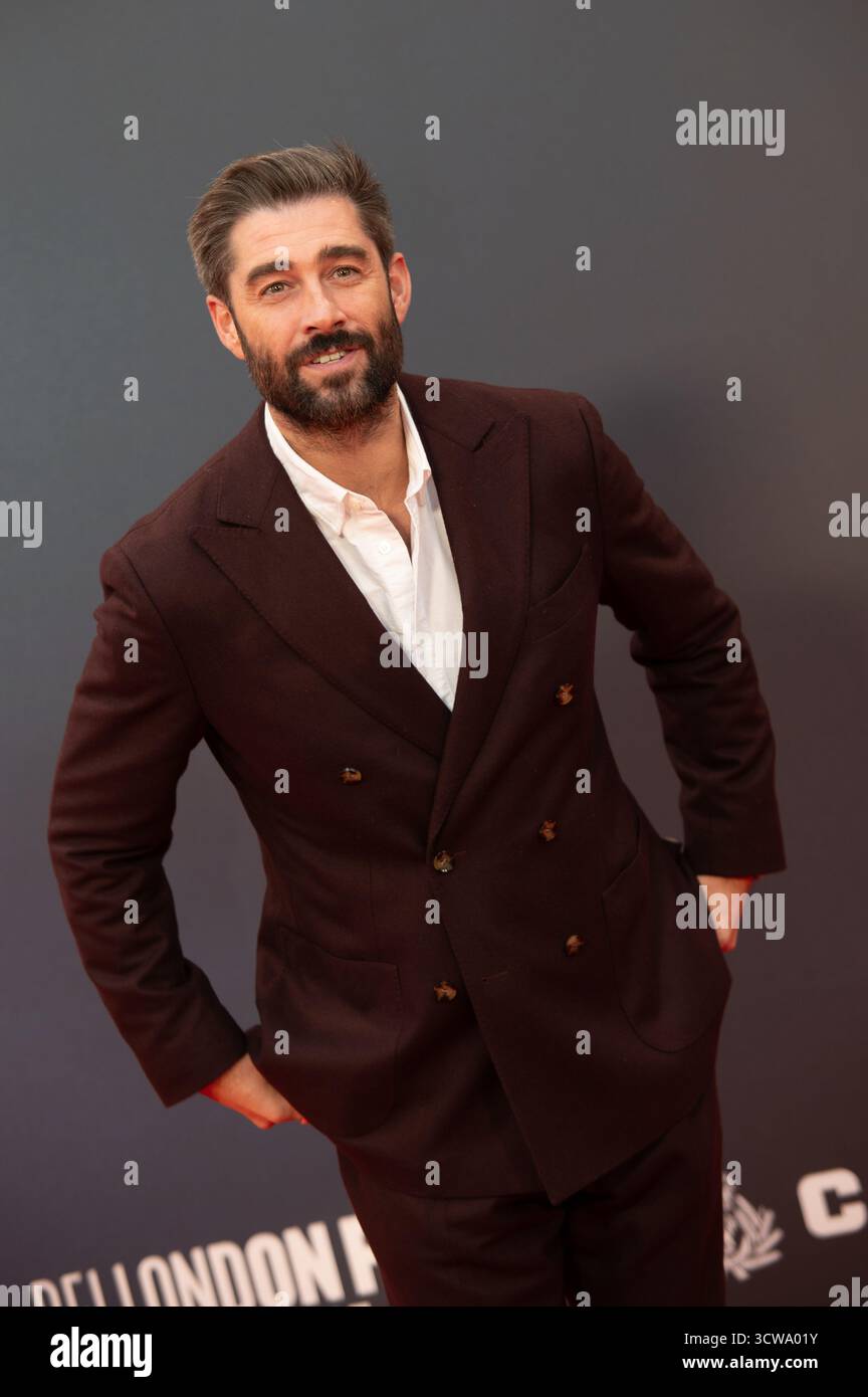 London, Vereinigtes Königreich. Oktober 2025. Matt Johnson auf dem roten Teppich für die Vorführung von Jay Kelly beim BFI London Film Festival. Cristina Massei/Alamy Live News Stockfoto London, Vereinigtes Königreich. Oktober 2025. Matt Johnson auf dem roten Teppich für die Vorführung von Jay Kelly beim BFI London Film Festival. Cristina Massei/Alamy Live News Stockfoto