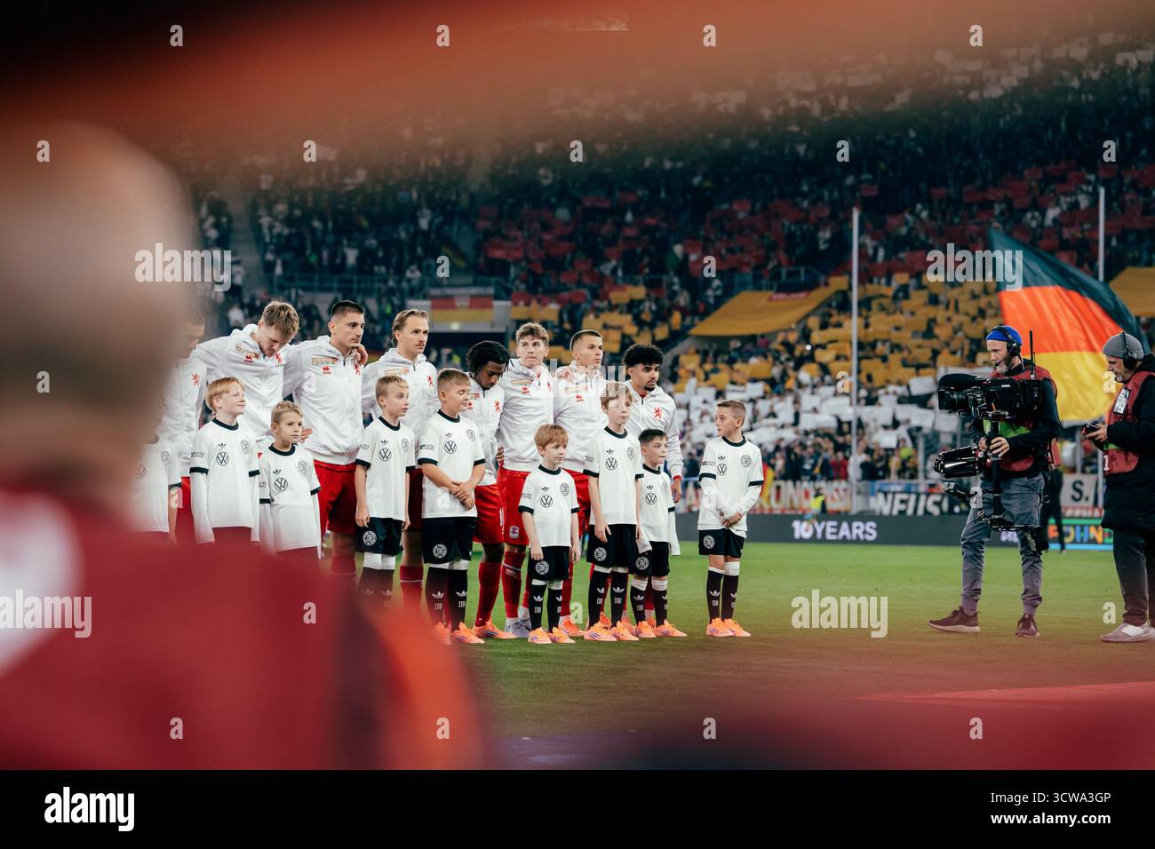 Sinsheim, Deutschland. Oktober 2025. Sinsheim, Deutschland, 10. Oktober 2025 während des UEFA-Qualifikationsspiels zwischen Deutschland und Luxemburg in der PreZero Arena in Sinsheim. (Gabor Baumgarten/SPP) Credit: SPP Sport Press Photo. /Alamy Live News Stockfoto