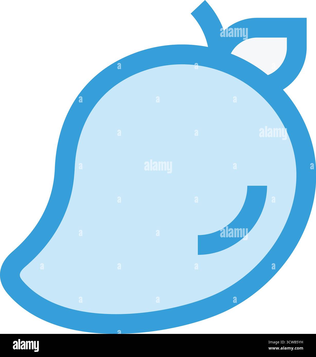 Mango-Vektor-Symbol-Design-Illustration Stock Vektor