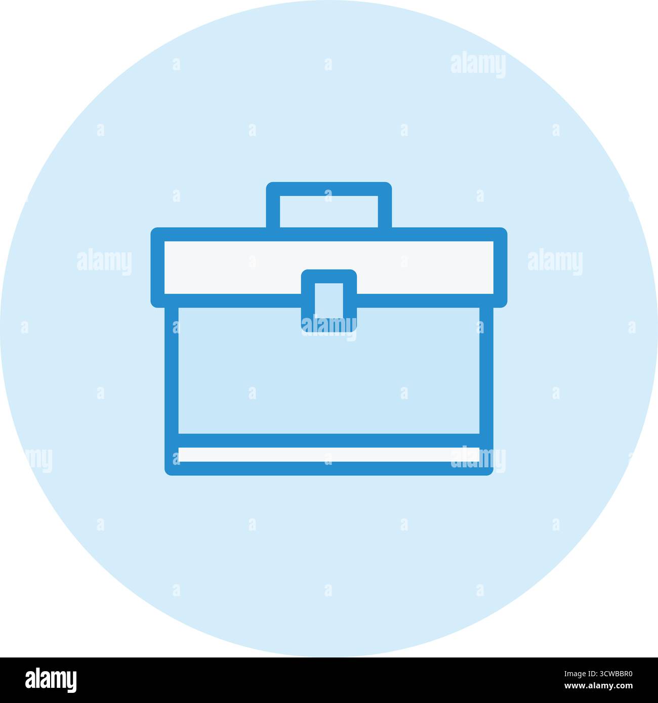 Aktenkoffer Vektor-Symbol Design-Illustration Stock Vektor