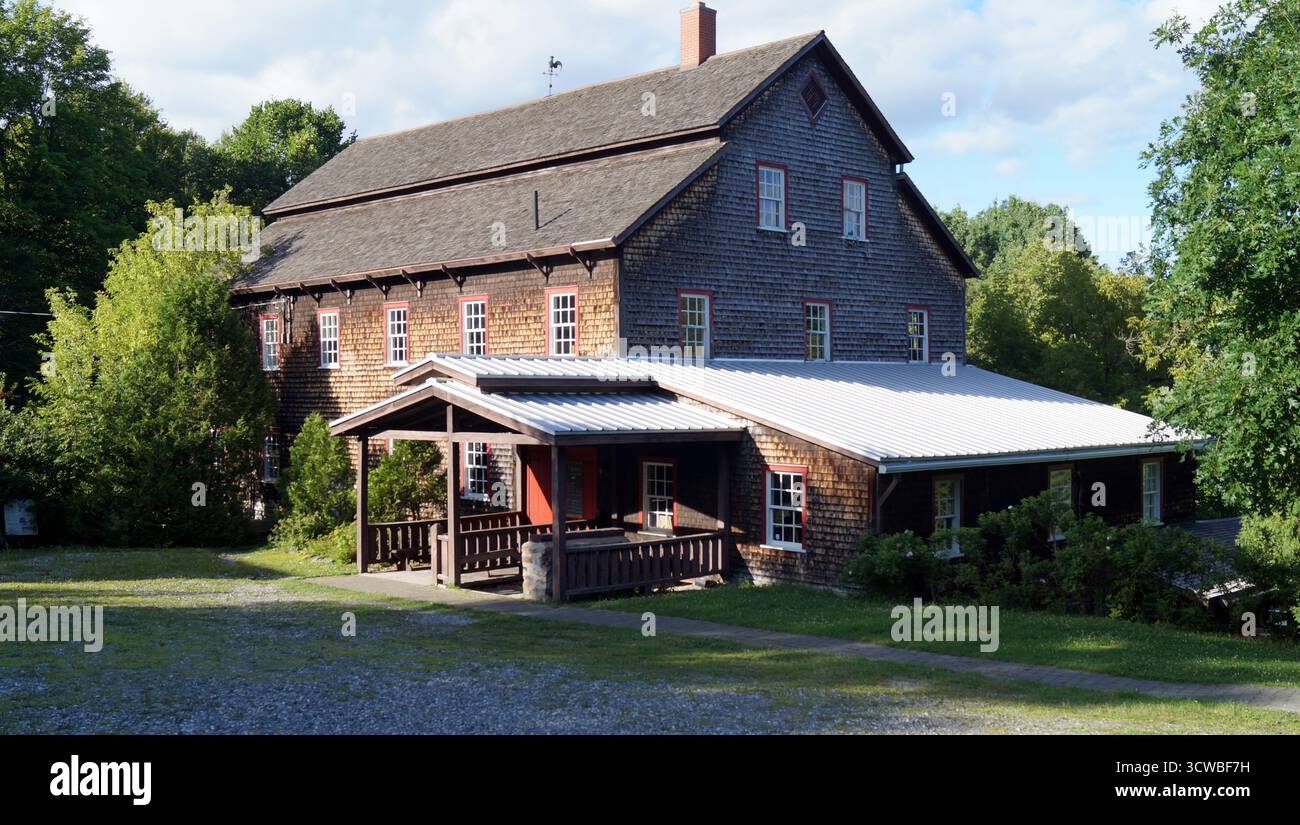 Ulverton Woolen Mill, Heritage Museum, Ulverton, Quebec, Kanada Stockfoto