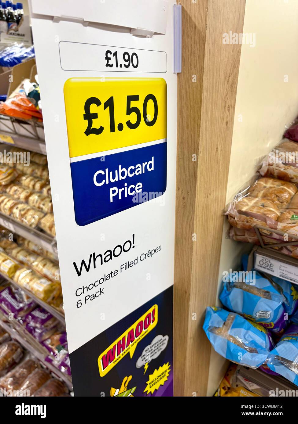 Tesco Supermarkt Stockfoto