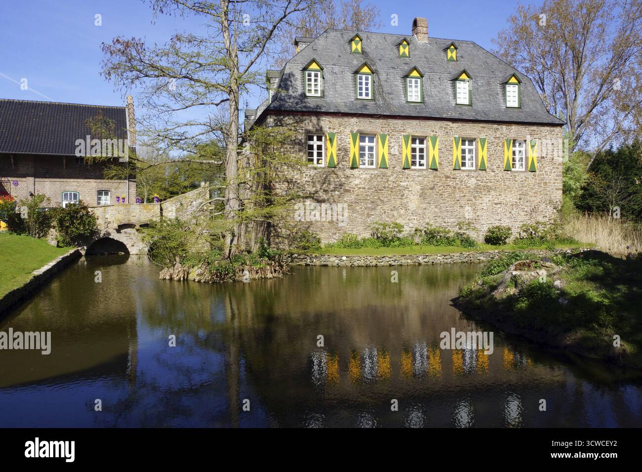 Kleeburg Weidesheim, Euskirchen, Nordrhein-Westfalen, Deutschland Stockfoto