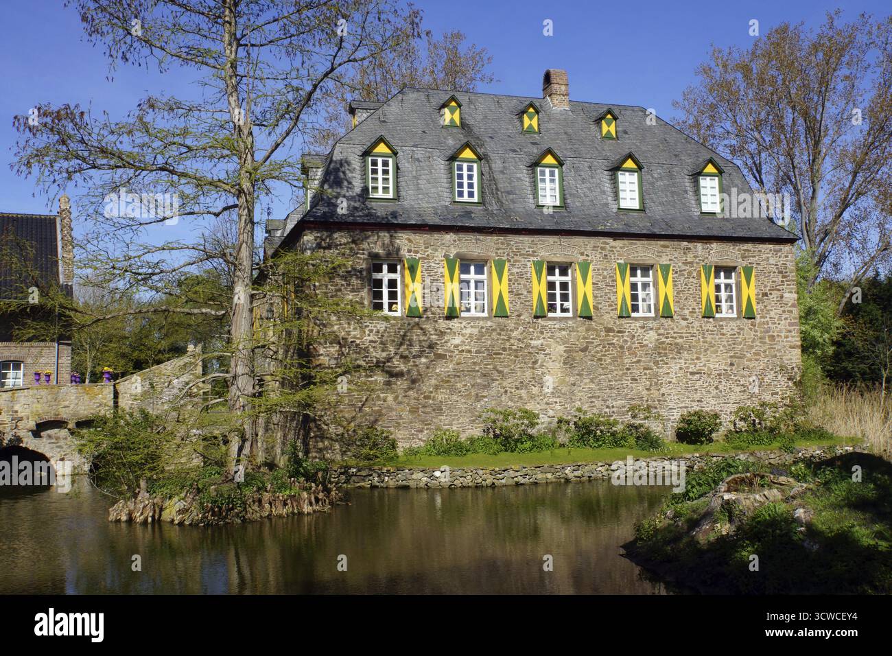Kleeburg Weidesheim, Euskirchen, Nordrhein-Westfalen, Deutschland Stockfoto
