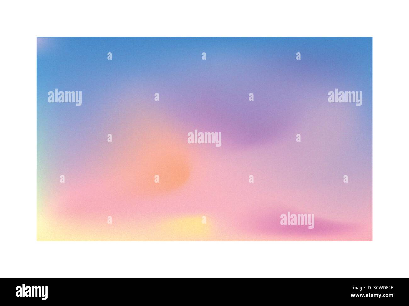 Abstrakter farbenfroher Hintergrund mit Kopie von Raum-Traum Sonnenuntergang-inspiriertem Verlaufshintergrund in Blau-, Lila- und Pink-Tönen Stock Vektor