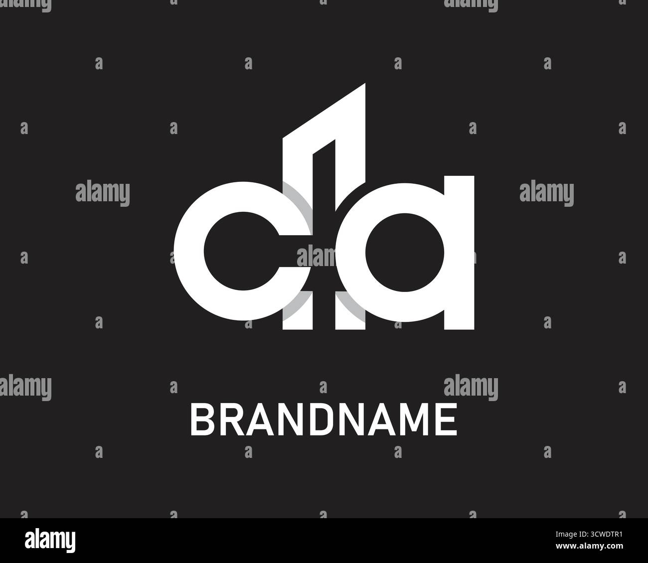 Letter CA-Logo-Vorlage Stock Vektor