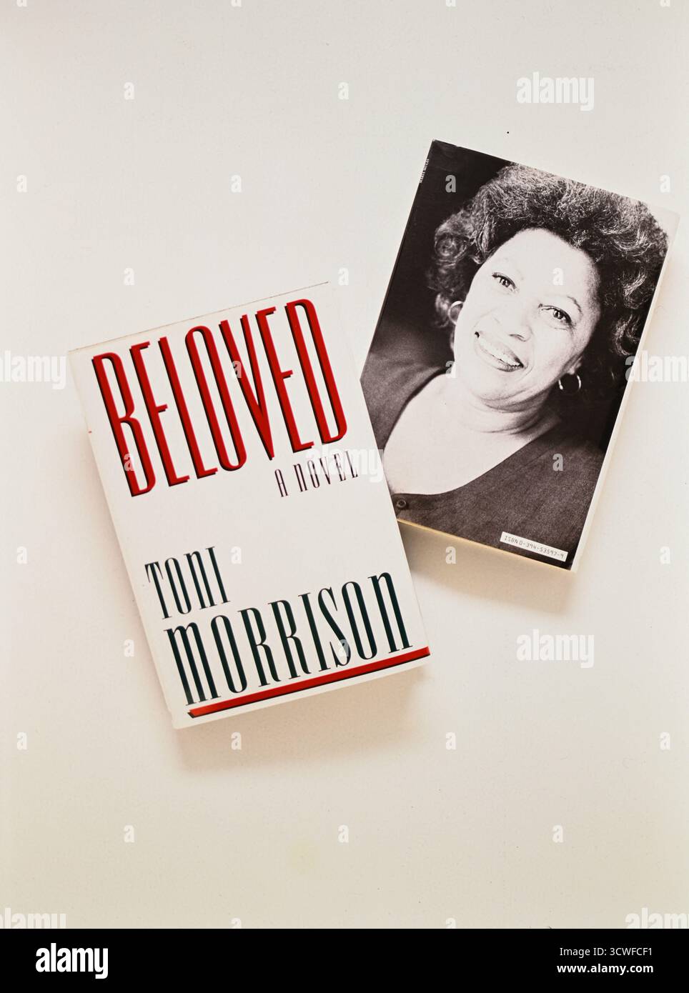 Autorin Toni Morrison mit ihrem Roman Geliebte Stockfoto