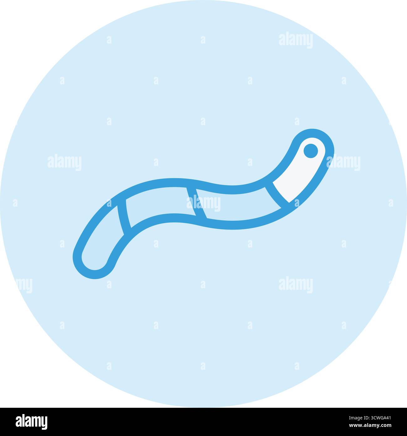 Illustration Des Entwurfs Des Wurmvektors Stock Vektor