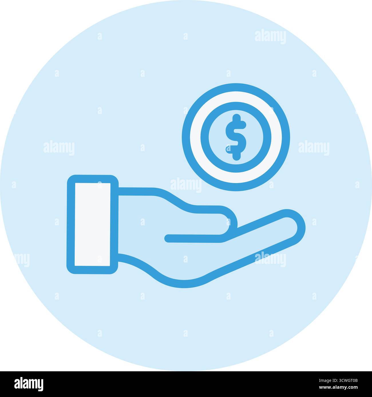 Bonus-Vektor-Symbol-Design-Illustration Stock Vektor