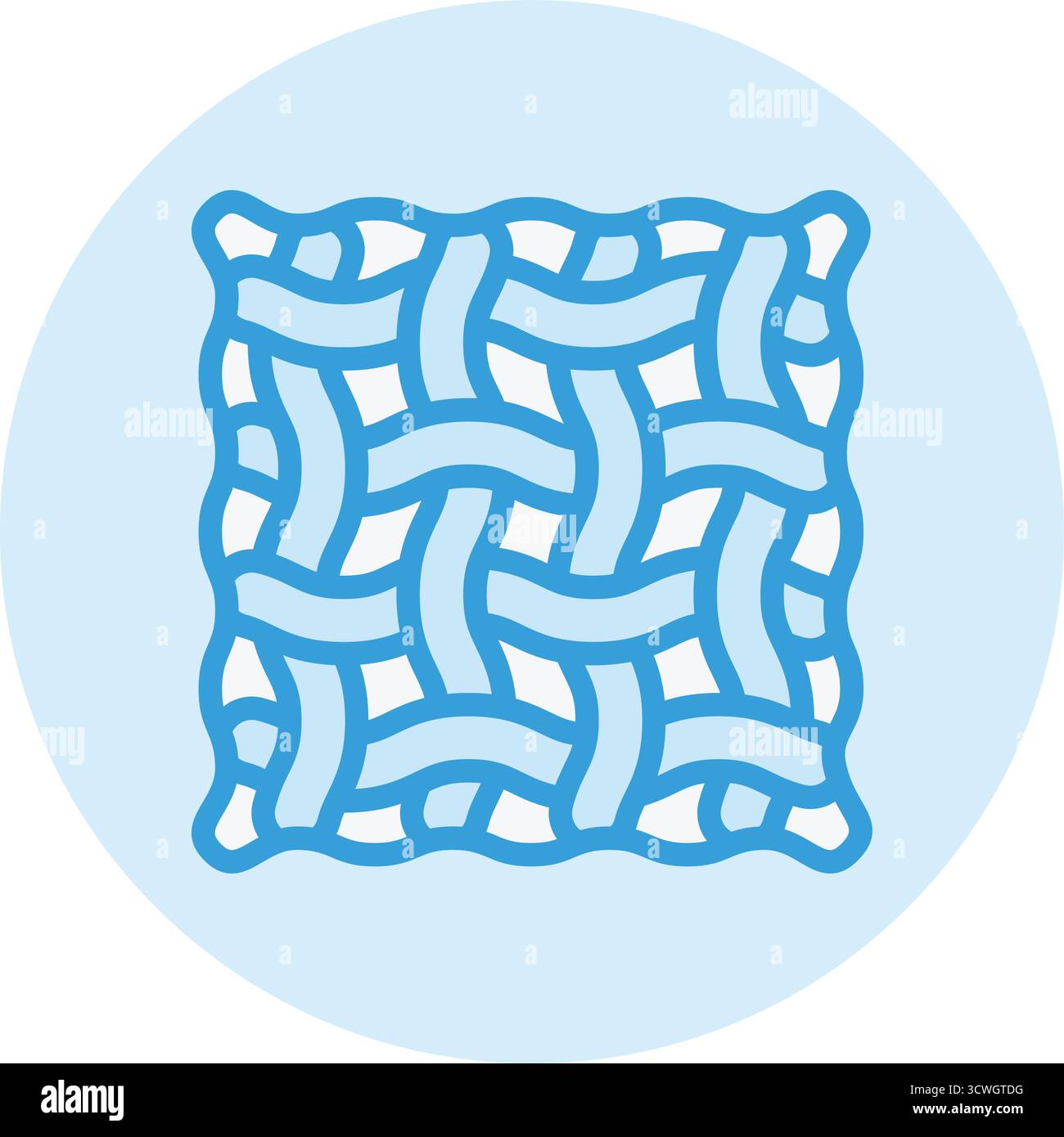 Stoffvektor-Symbol Design-Illustration Stock Vektor