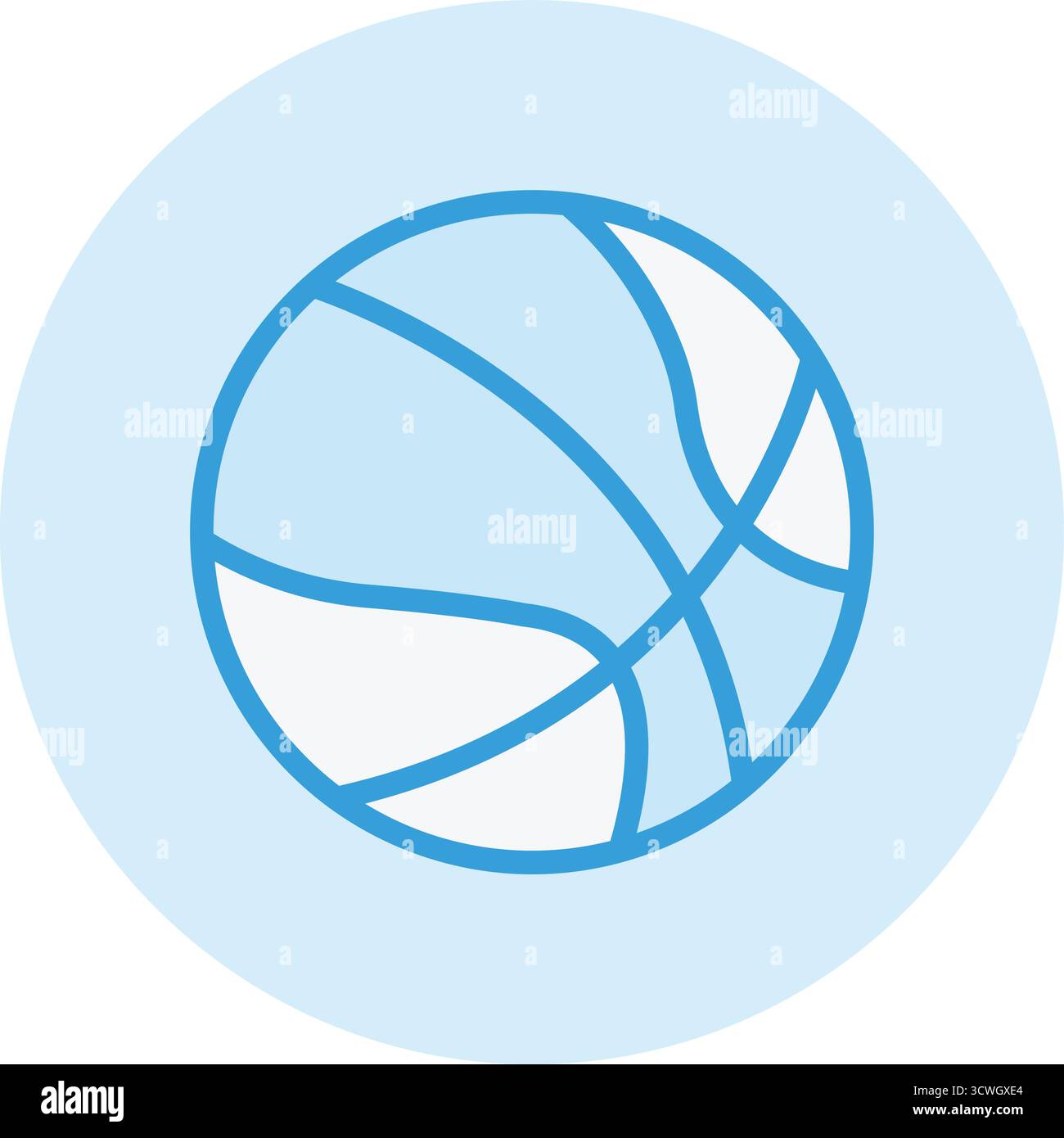 Illustration Des Kugelvektorsymbols Stock Vektor