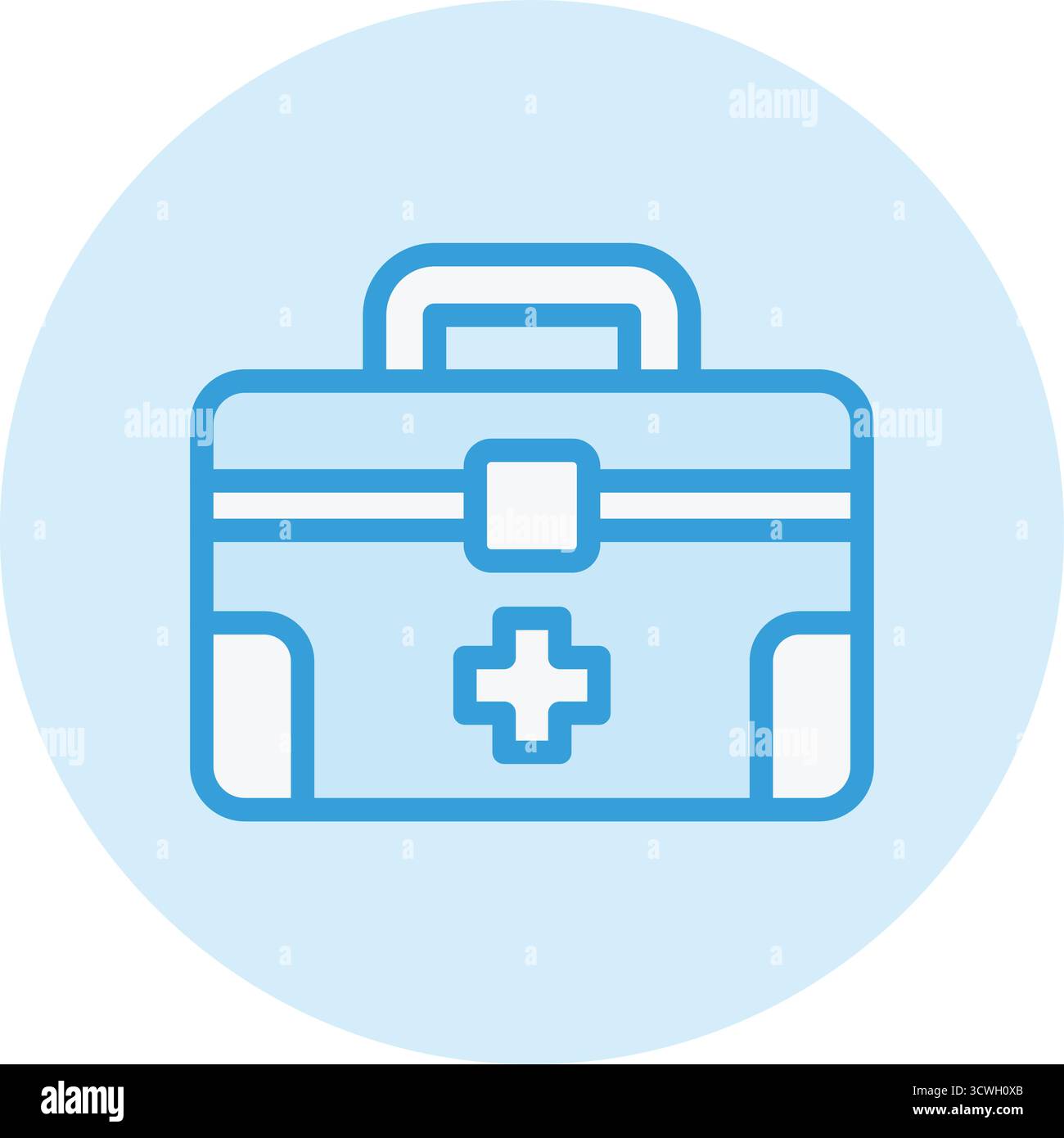 Erste-Hilfe-Kasten-Vektorsymbol-Design-Illustration Stock Vektor