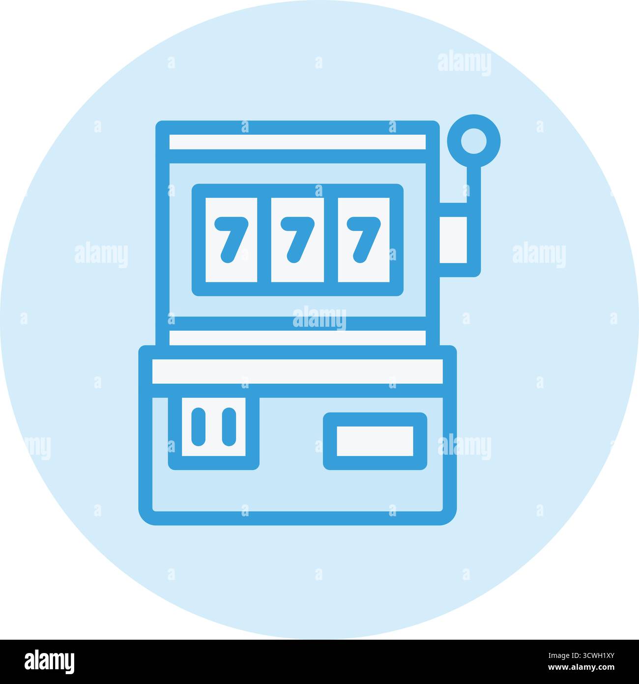 Slot Machine Vector Symbol Design Illustration Stock Vektor