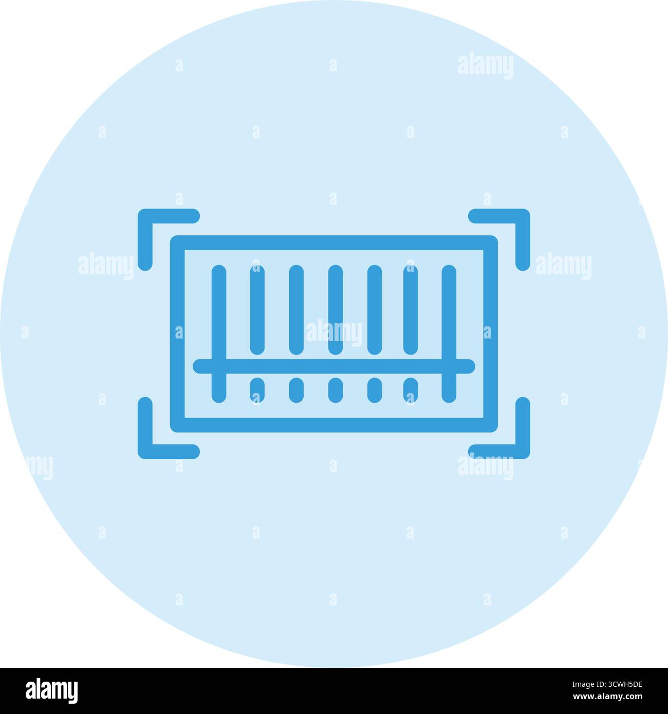 Produktcode Vektor-Symbol Design-Illustration Stock Vektor