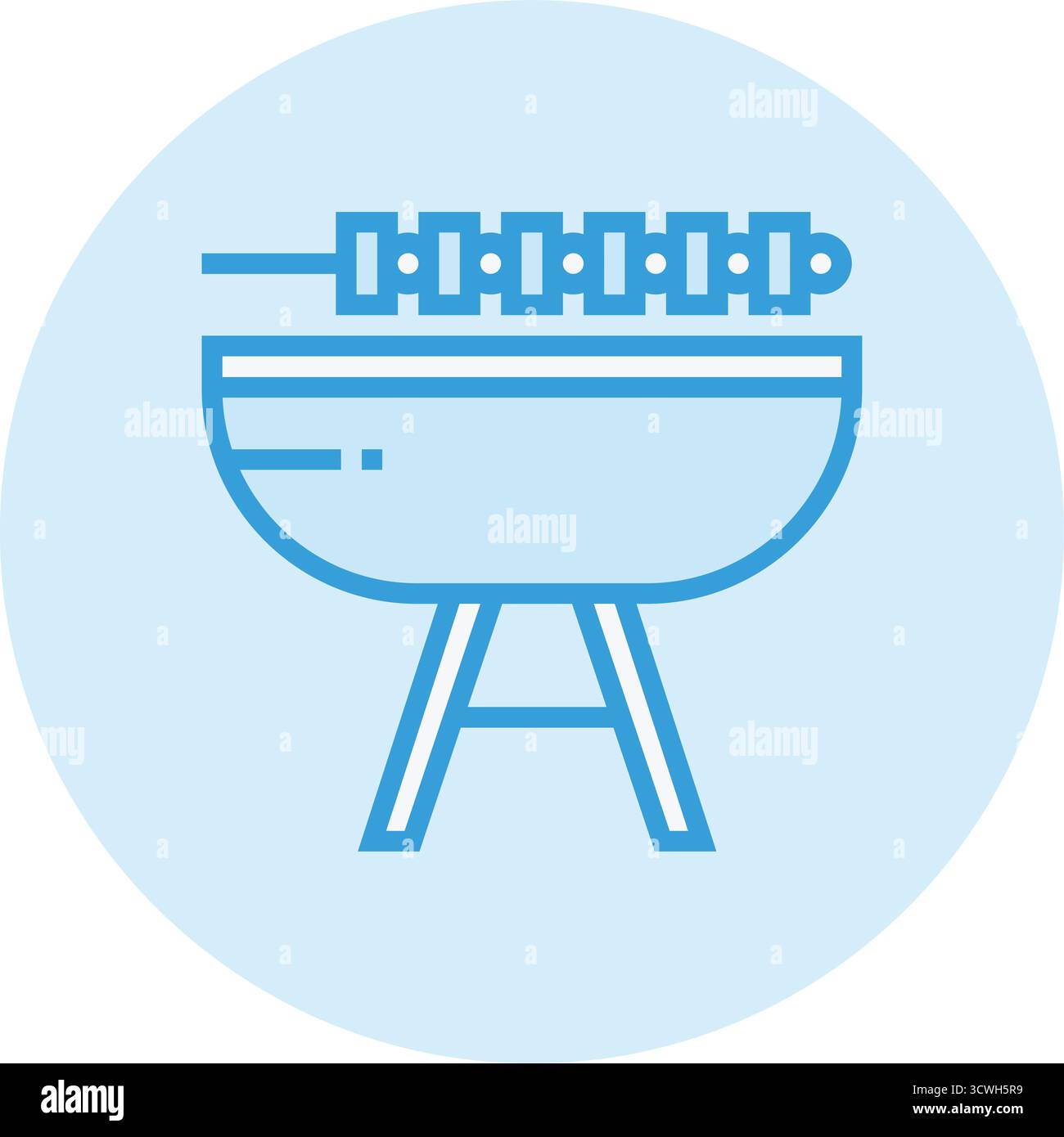Barbeque Vektor Symbol Design Illustration Stock Vektor