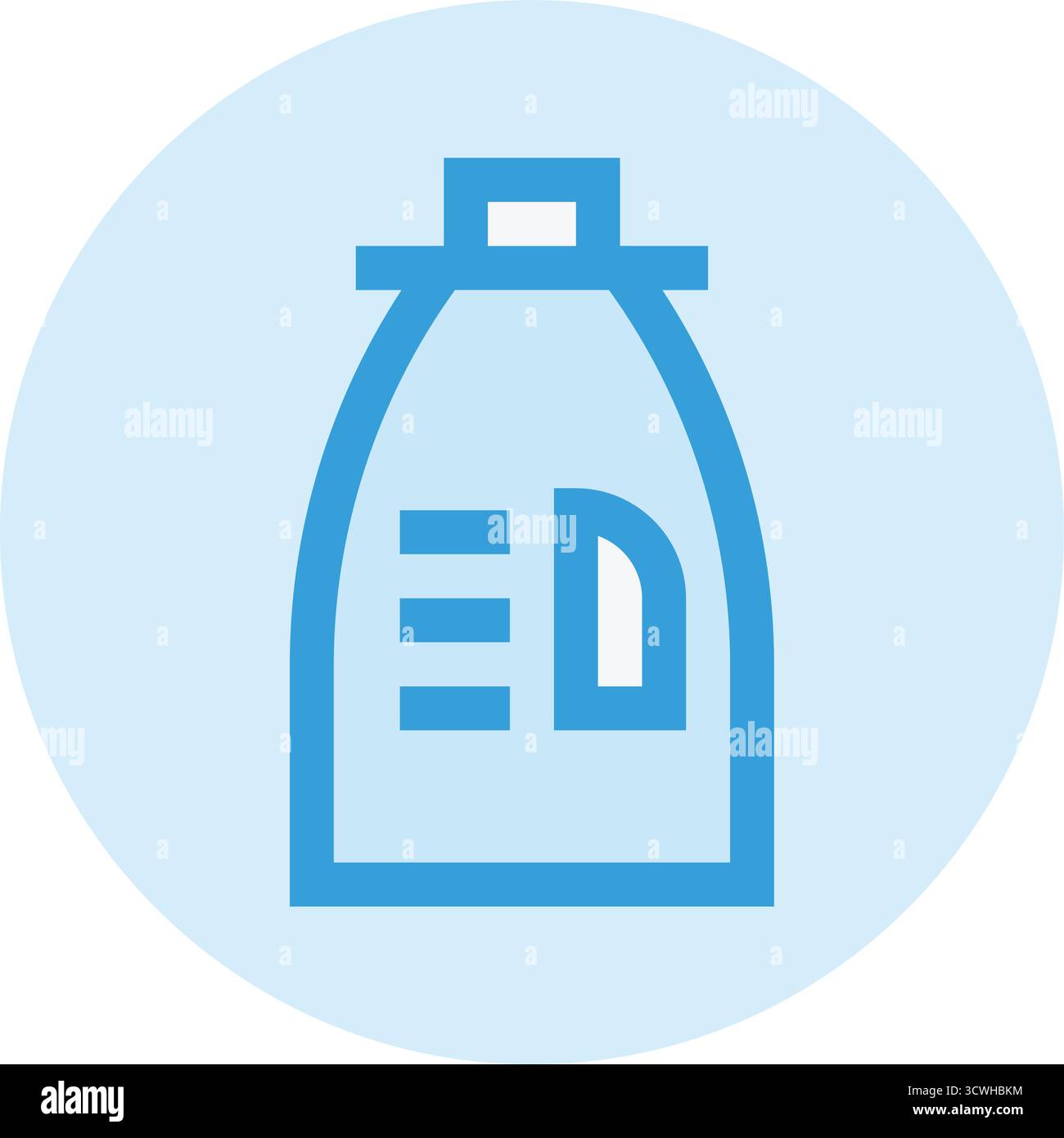 Stoffweichmacher Vektor-Symbol Design-Illustration Stock Vektor