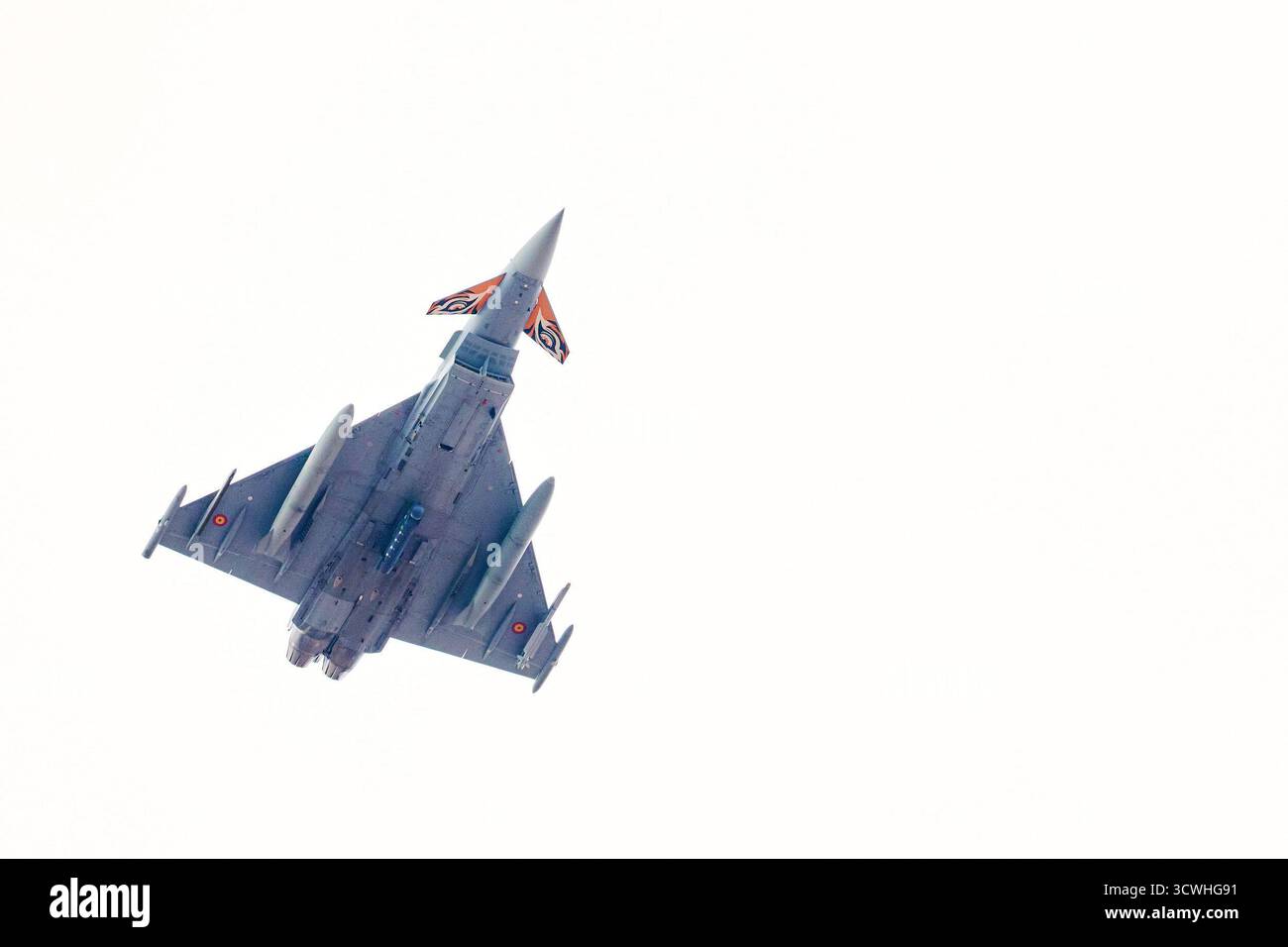 Madrid, Spanien. Oktober 2025. Mitglieder der spanischen Streitkräfte nehmen am 12. Oktober an der Militärparade am spanischen Nationalfeiertag in Madrid teil. Die Parade unter dem Vorsitz von König Felipe VI. Und Königin Letizia erinnert an die Fiesta Nacional de Espana und umfasst Vertreter der Armee, der Marine, der Luft- und Raumfahrtstreitkräfte, der Guardia Civil und anderer Sicherheitskräfte. (Foto: Hazhard Espinoza Vallejos/NurPhoto) Credit: NurPhoto SRL/Alamy Live News Stockfoto