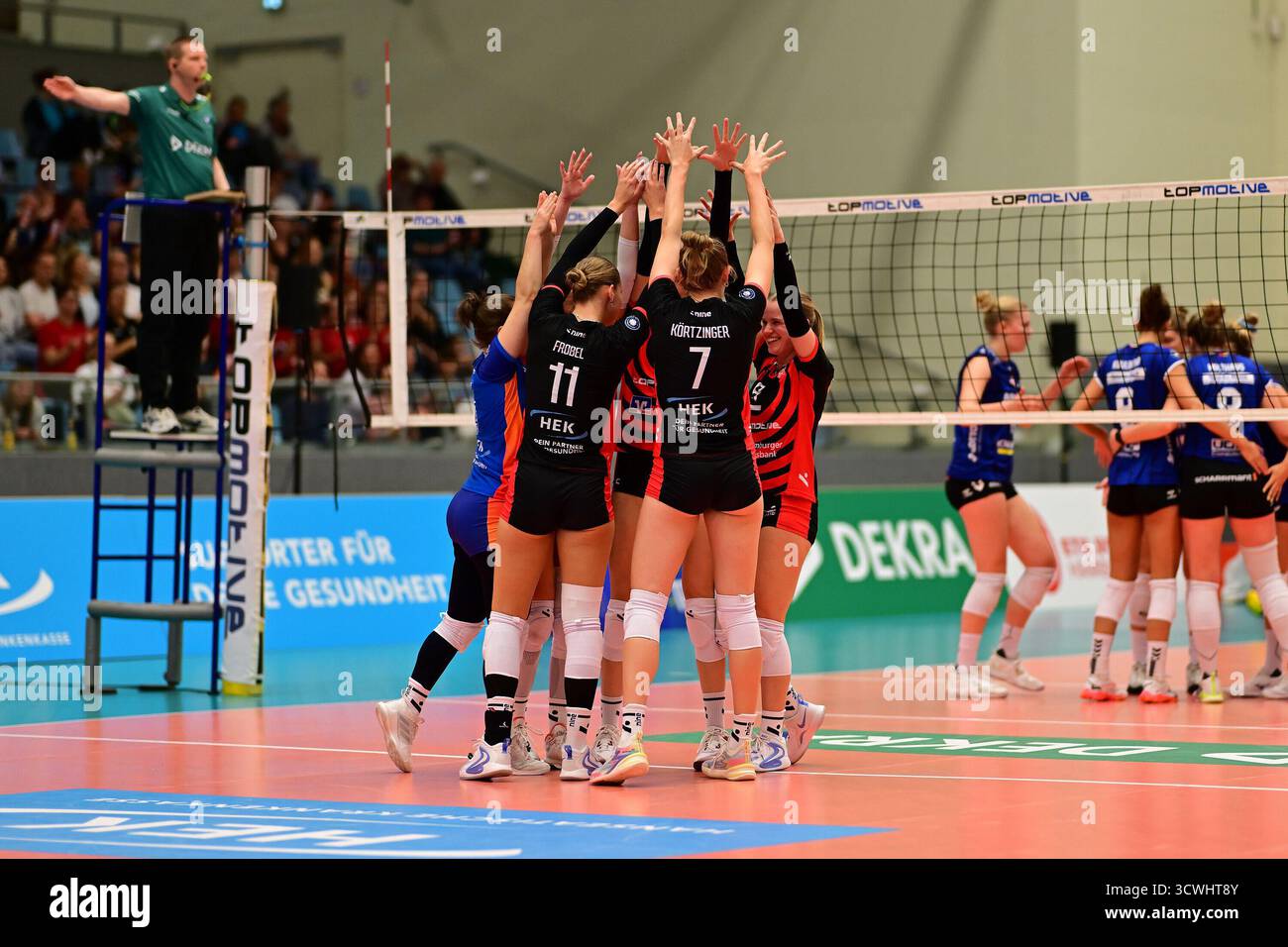 ETV Hamburger Volksbank Volleys Frauen Foto:EIbner-Pressefoto/Felix Schlikis Stockfoto