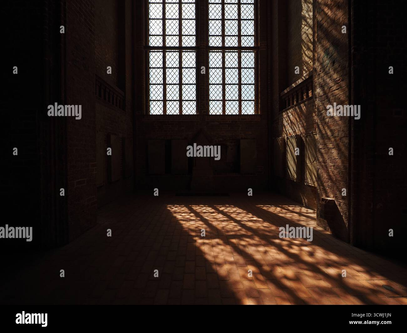 Indoor, Kirche in Wismar, Deutschland Stockfoto