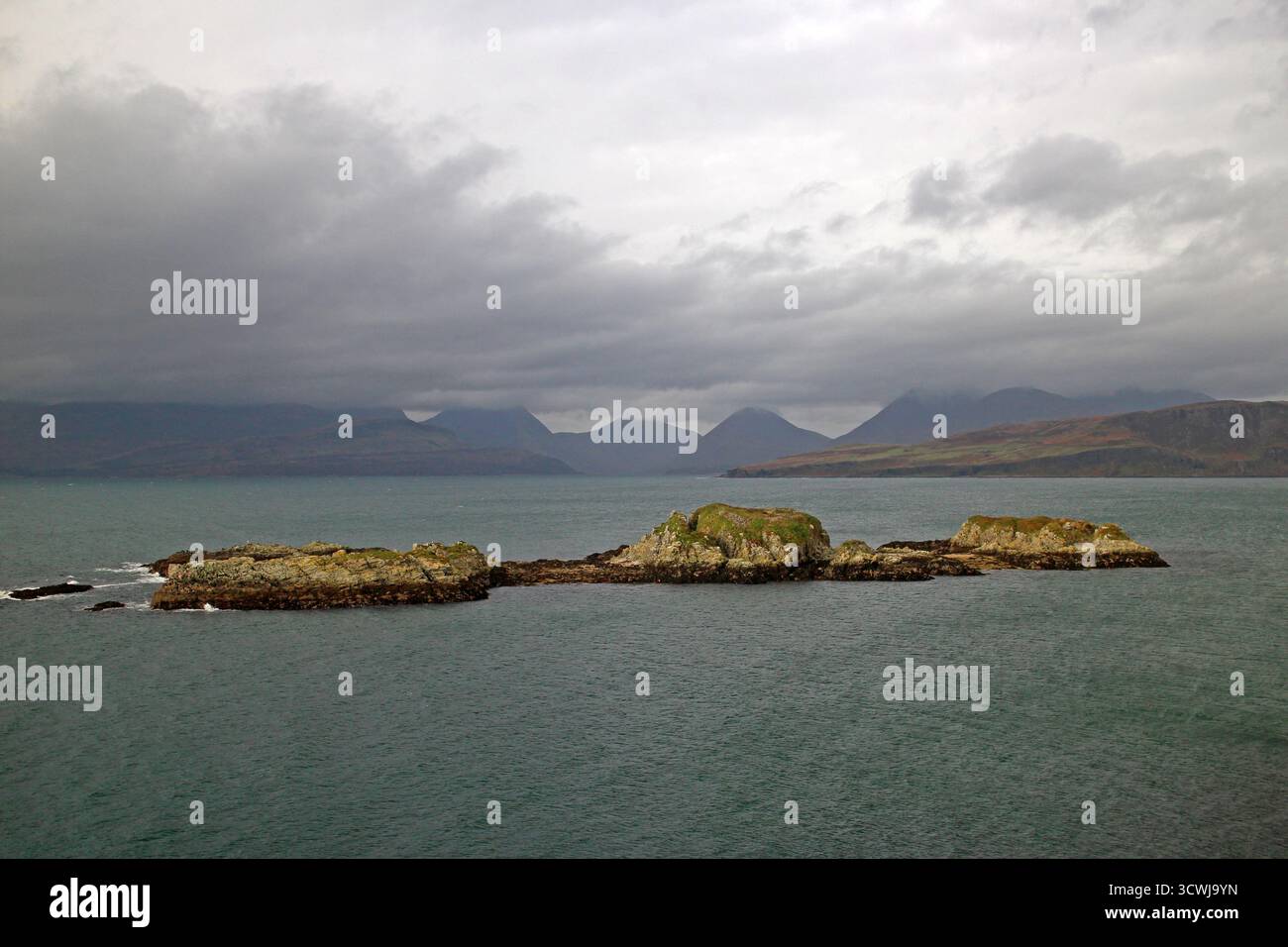 Dunscaith Castle Isle of Skye Stockfoto
