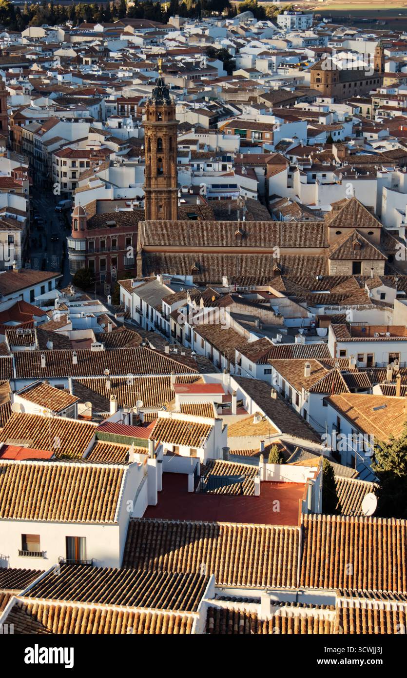 Stiftskirche San Sebastián, Antequera, Spanien. Stockfoto